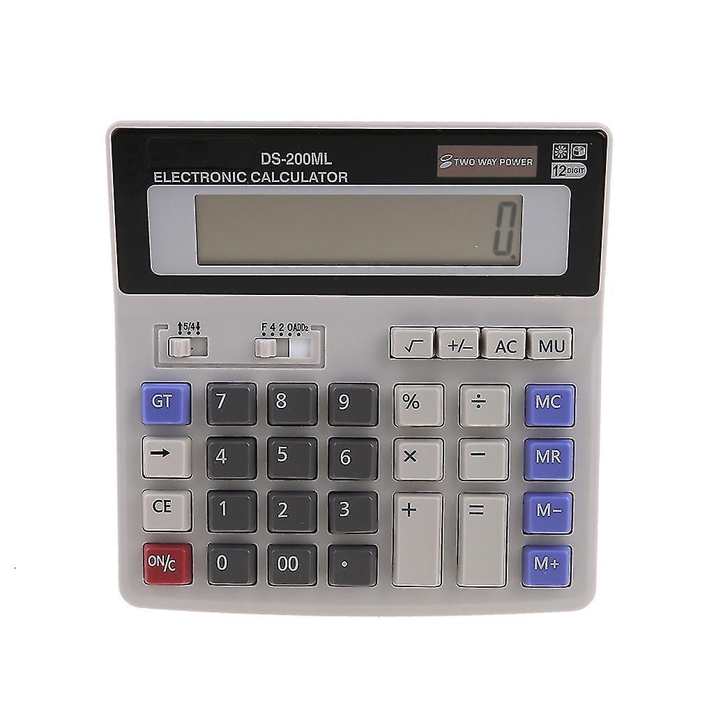 Standard Function Scientific Electronics Desktop Calculators, Dual Power, Big Bu