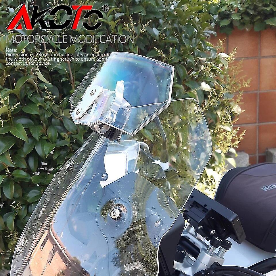 Motoparty Adjustable Windshield Extension Spoiler Windscreen, image size:960x960