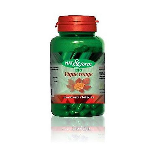 Organic Red Vine 200 vegetable capsules