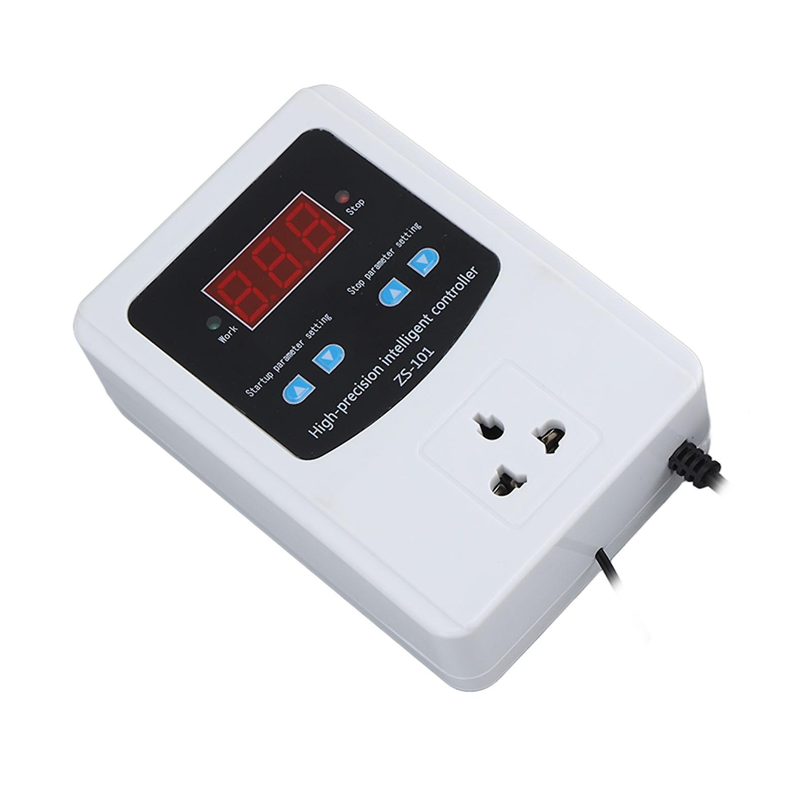 Digital Temperature Controller 1500W 10A 14x9.8x4.2cm LCD Screen
