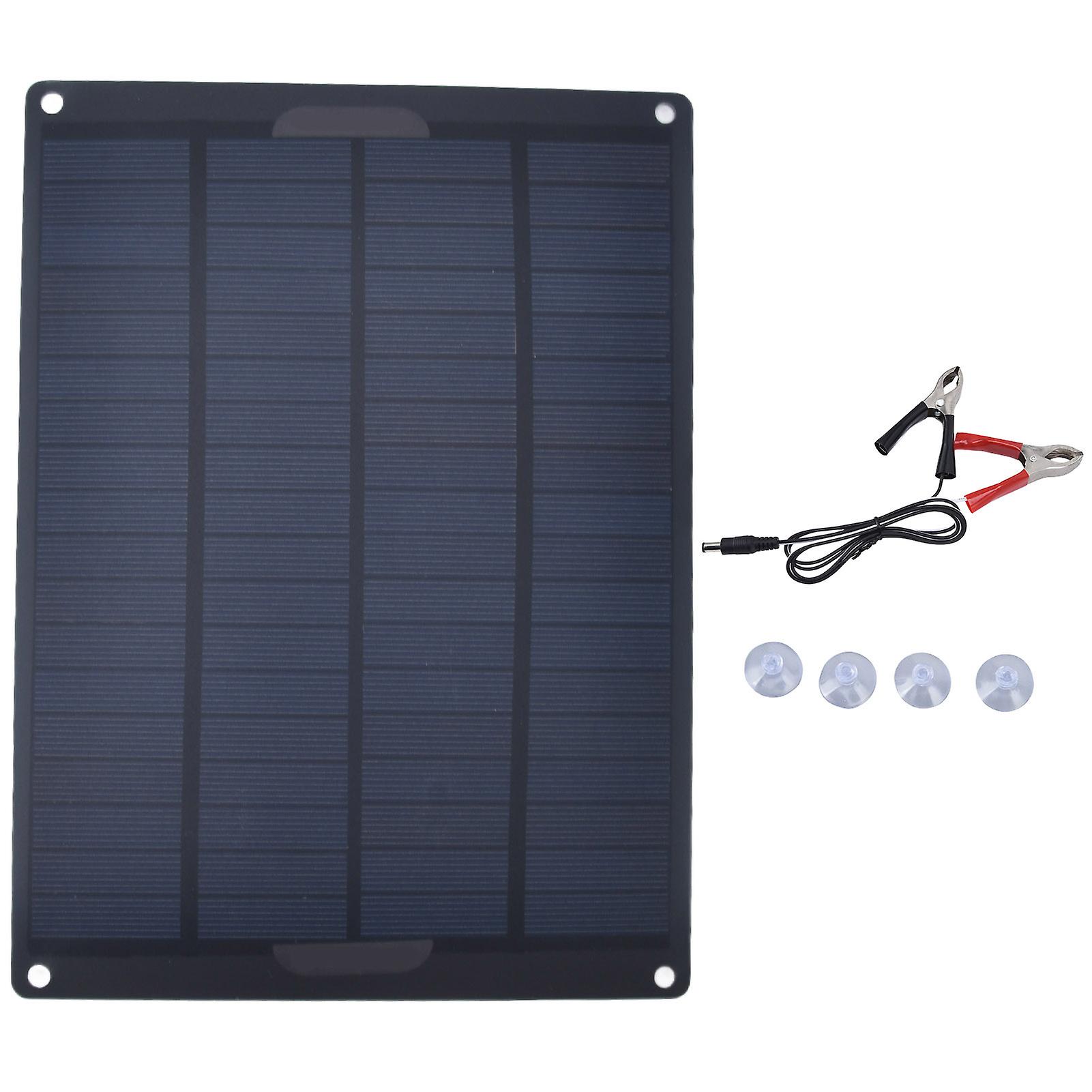 5.5W 18V Portable Solar Panel Waterproof Lightweight and Thin for Home Car Boat Use