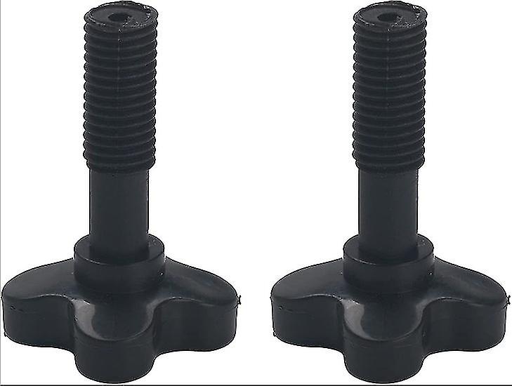 2pcs Plastic Fixing Screw Black M12 For Garden Swing Canopy Frame
