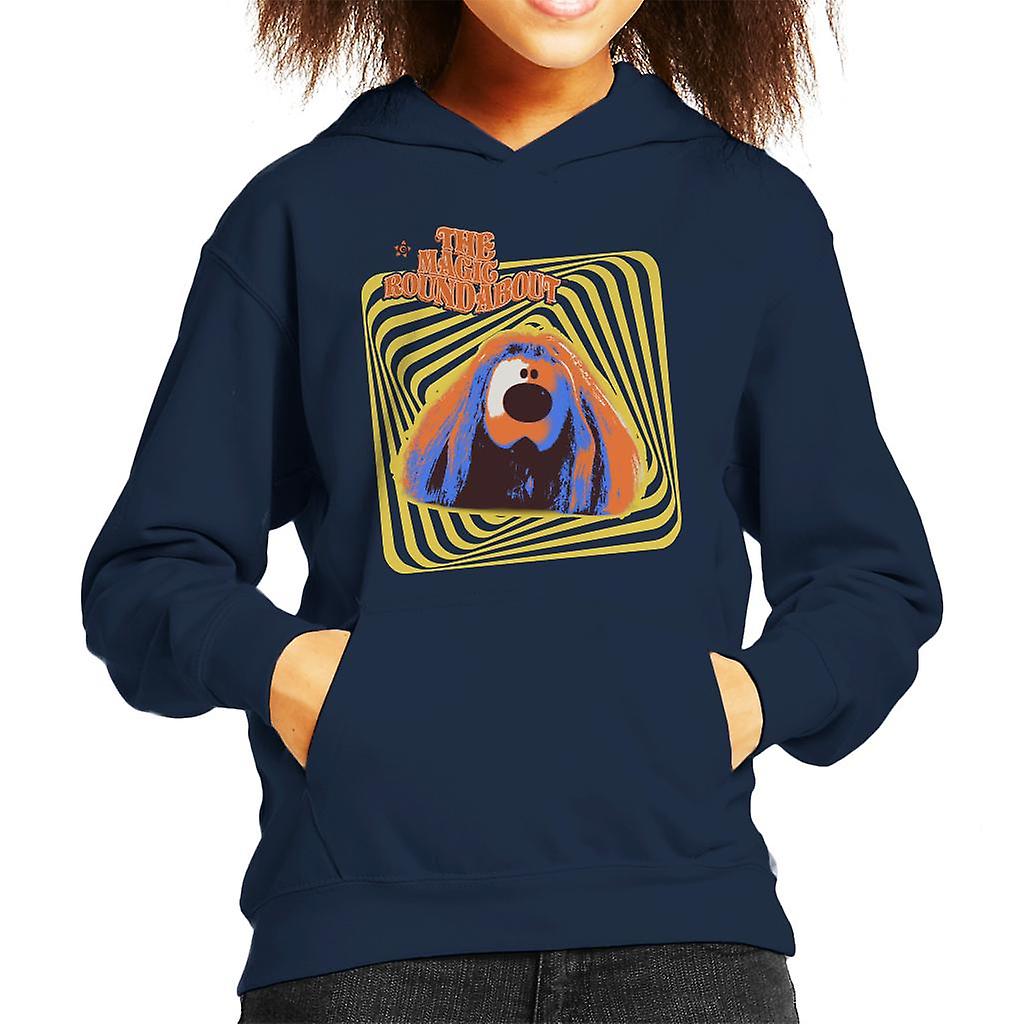 The Magic Roundabout Retro Psicodélico Dougal Kid's Sudadera con capucha