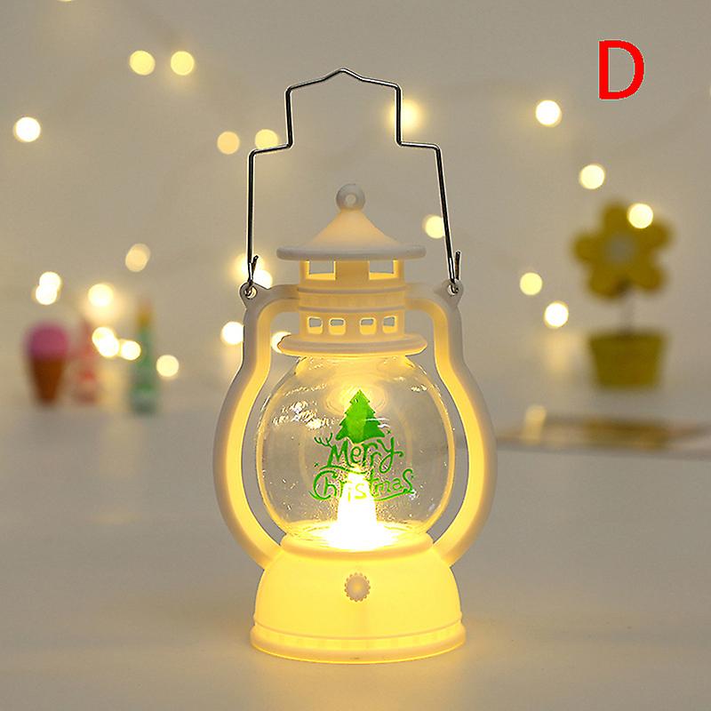 Retro Kerosene Night Light Small Oil Fairy Lights Decorative Lantern Art Pendant Christmas New Year Lamp Decoration Home Decor