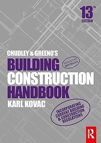 Chudley And Greenos Building Construction Handbook by Roy Chudley Paperback Book