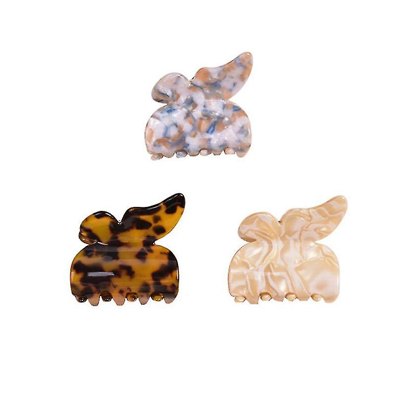 3pcs Turtleback Shape Hairpins