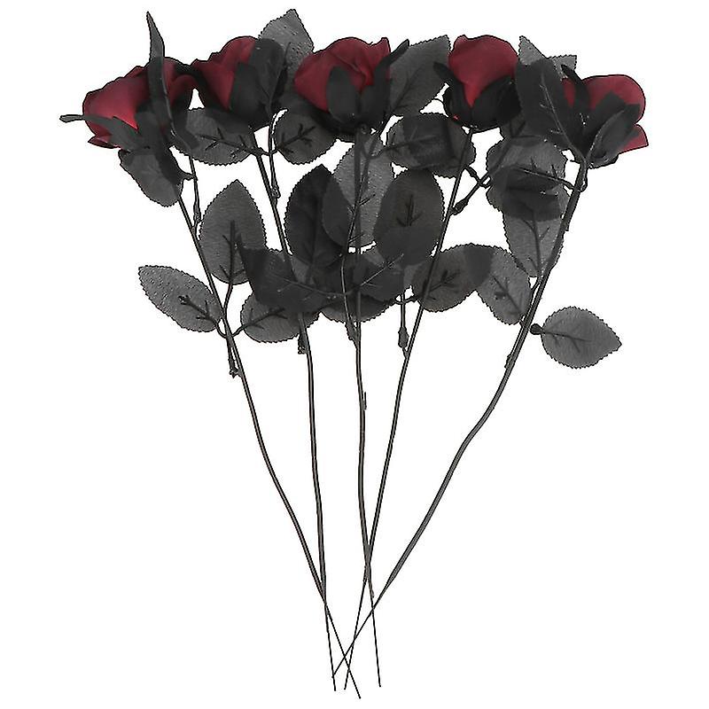 5pcs Simulation Rose