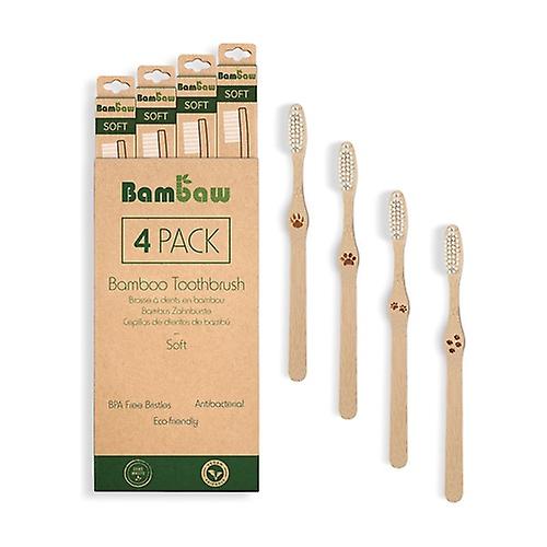 Soft toothbrush 4 units