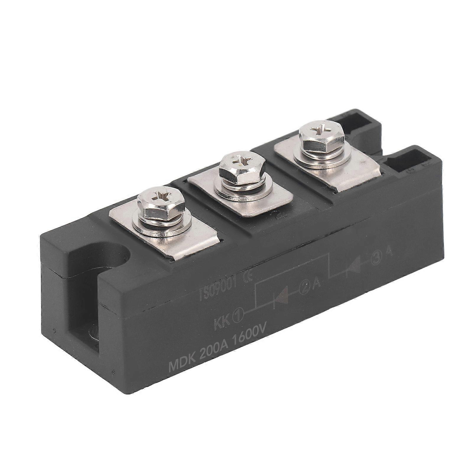 Common Cathode Module Rectifier Diode 3 Terminal Photovoltaic Anti Reflection Diode Rectifier Module MDK 1600V 200A
