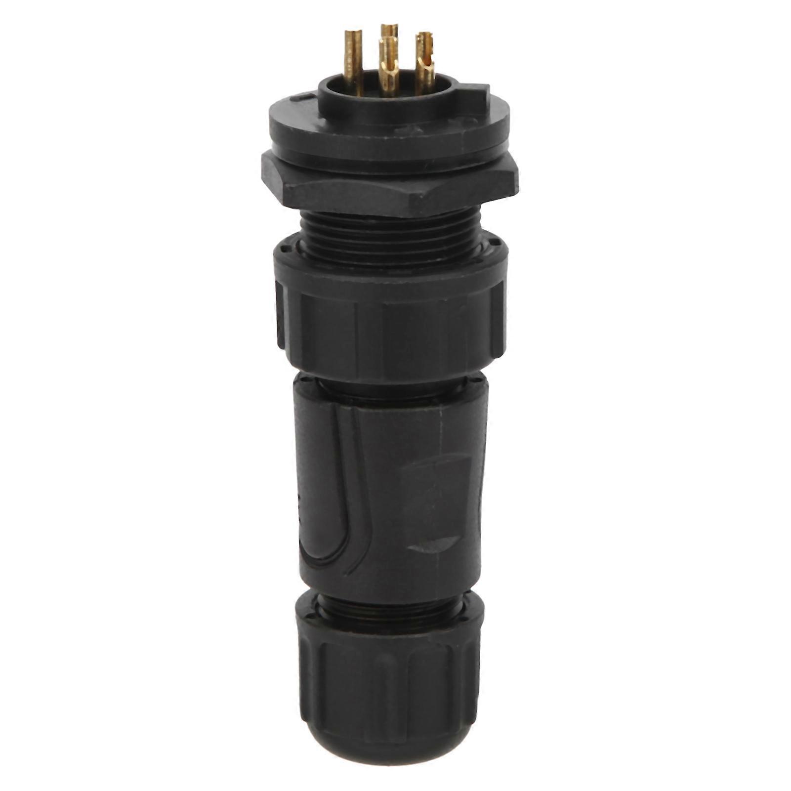 Waterproof Cable Connector 4?Pin Thread Locking Electrical Wire Accessories 10A 125V