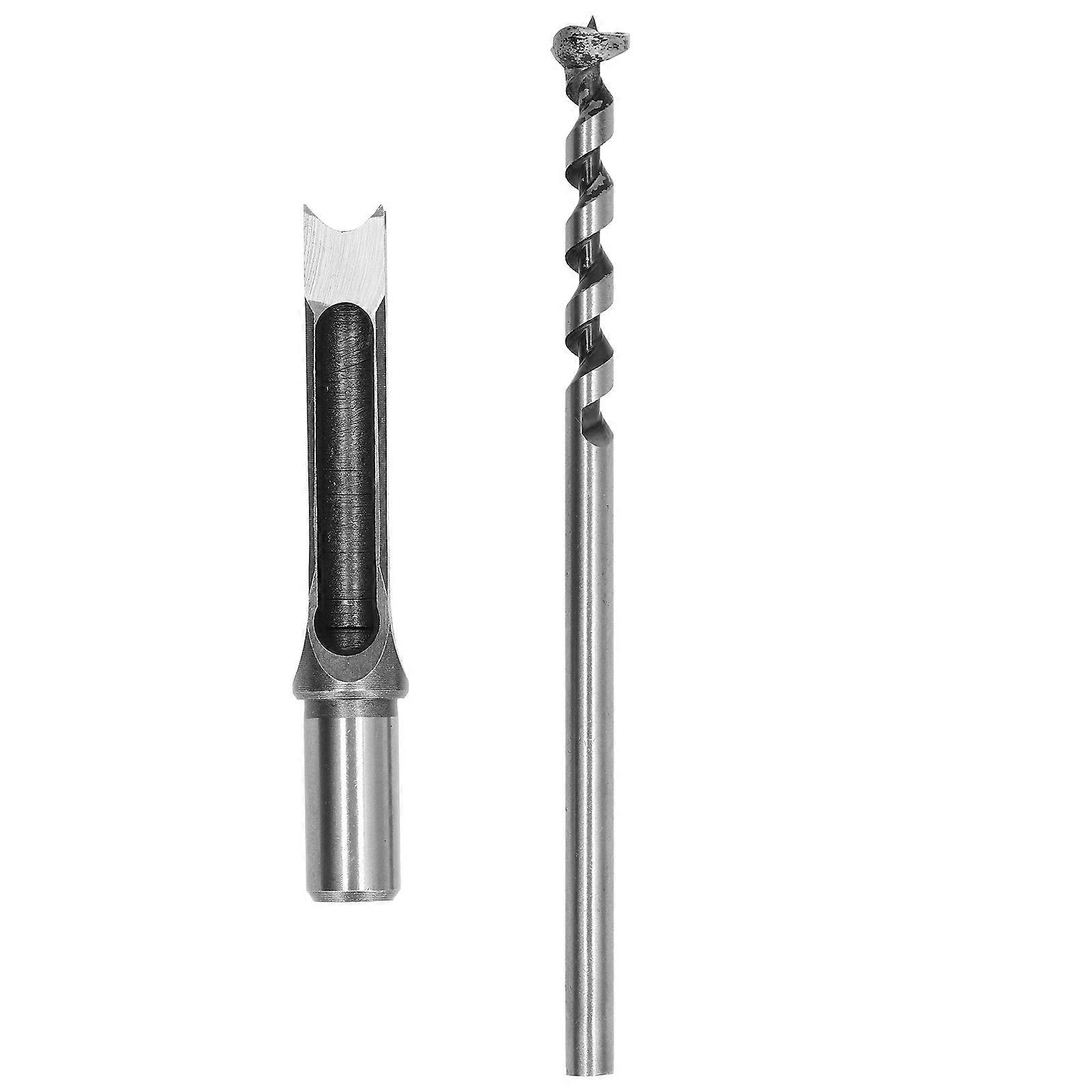 Square Hole Mortiser Drill Bit Alloy Steel Adjustable Mortising Chisel Woodworking Power Tool16mm