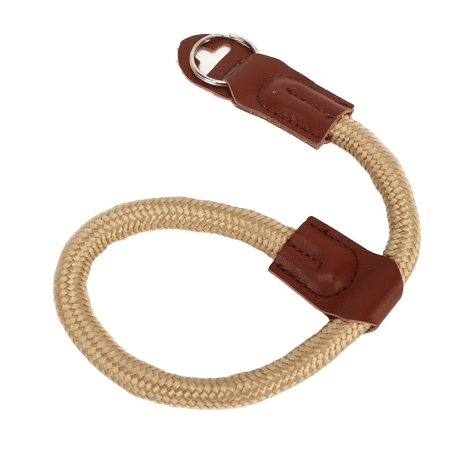 Camera Wrist Strap Round Rope Quick Release Camera Hand Strap for DSLR SLR Mirrorless Khaki 