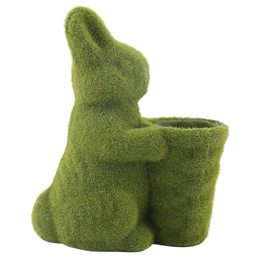 Easter Rabbit Ornament Rabbit Cactus Planter Succulent Planter Plant Container Home Decor