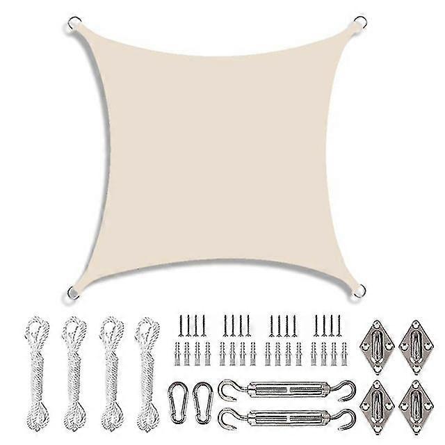 Voile d'ombrage rectangulaire pour terrasse, pergola, protection UV, auvent de jardin