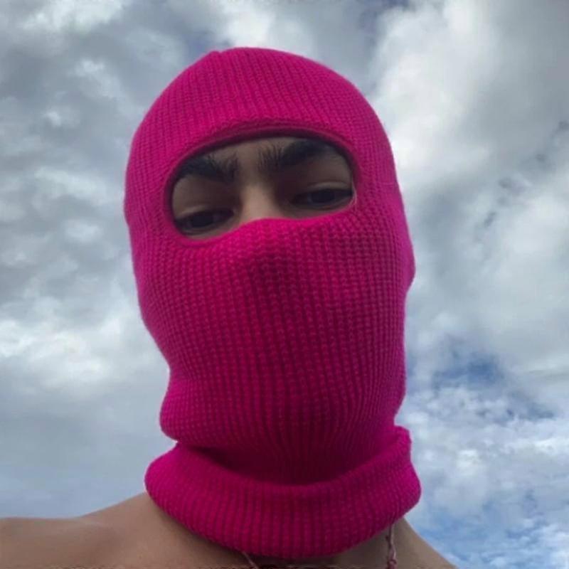 Unisex Full Face Cover Hole Ski Mask Balaclava Beanies Hats For