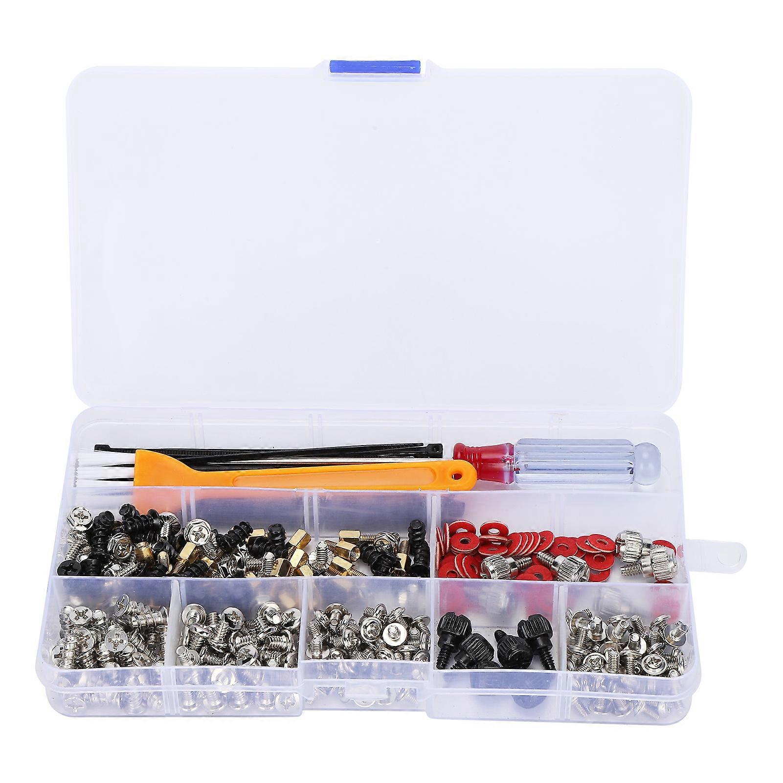 330Pcs Computer Replacement Screw Assortment Set for Motherboard Chassis Fan Tablet