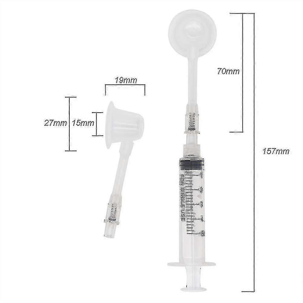 2 Set Nipple Corrector Device Correction For Inverted Nipples Treatment Enlarger