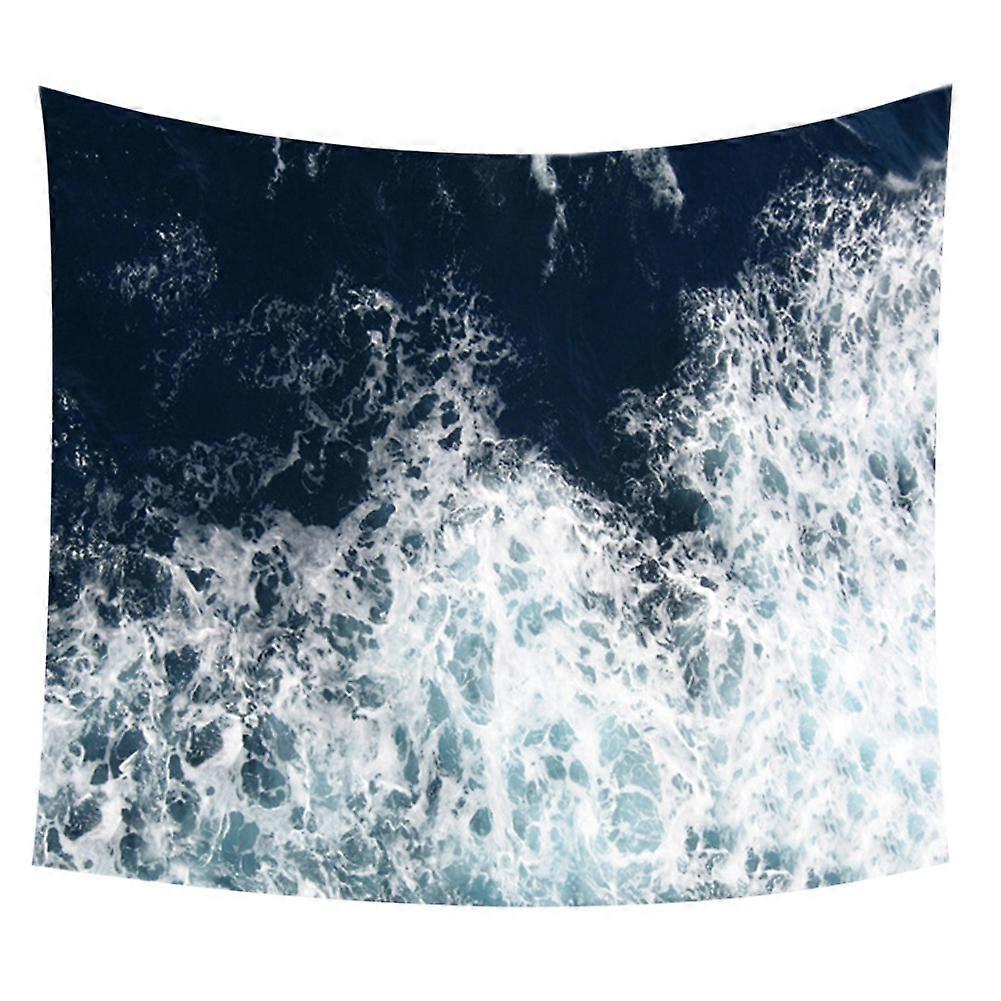 3D Beach & Wave Style Hanging Mat Art Beach Towel Carpet Tapestry for Picnic #1 130 x 150cm