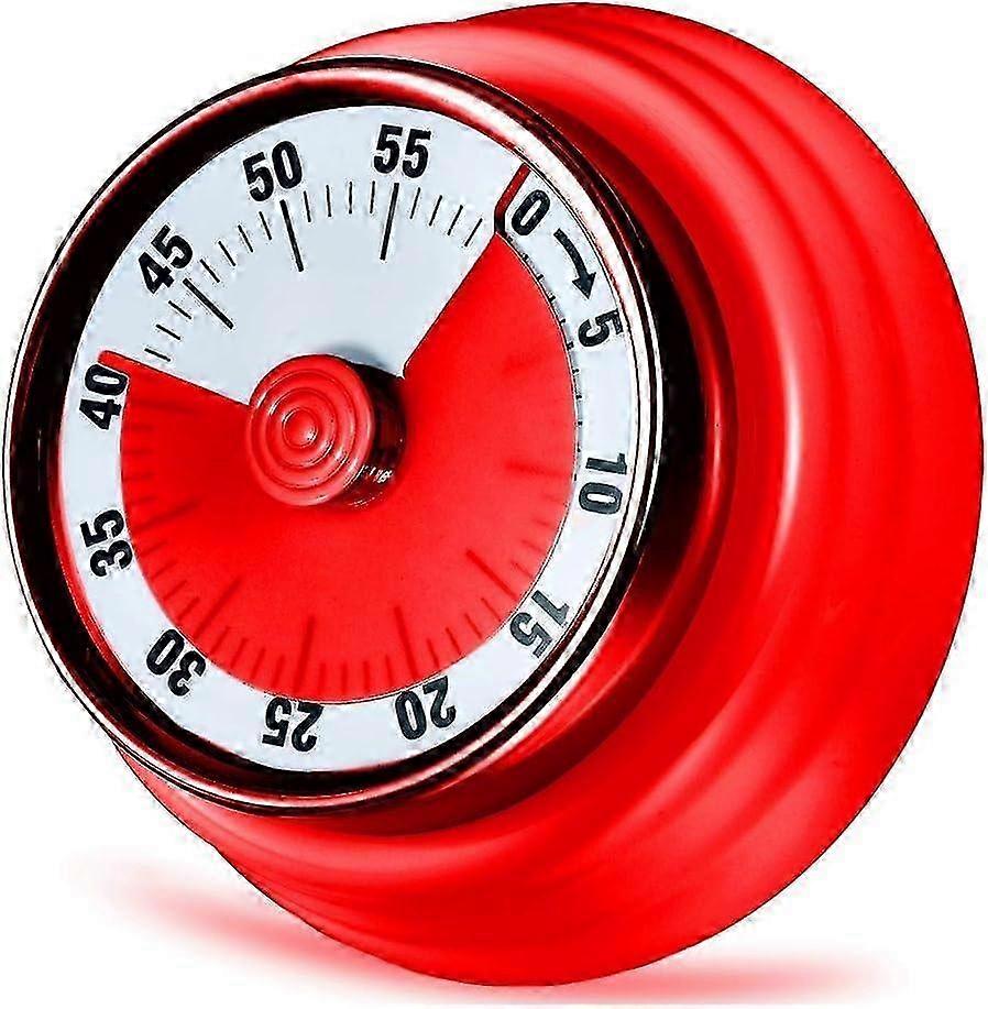 Kitchen Accessory Kitchen Timer, 60 Minute Mechanical Magnetic No Batteries Required Countdown Timer