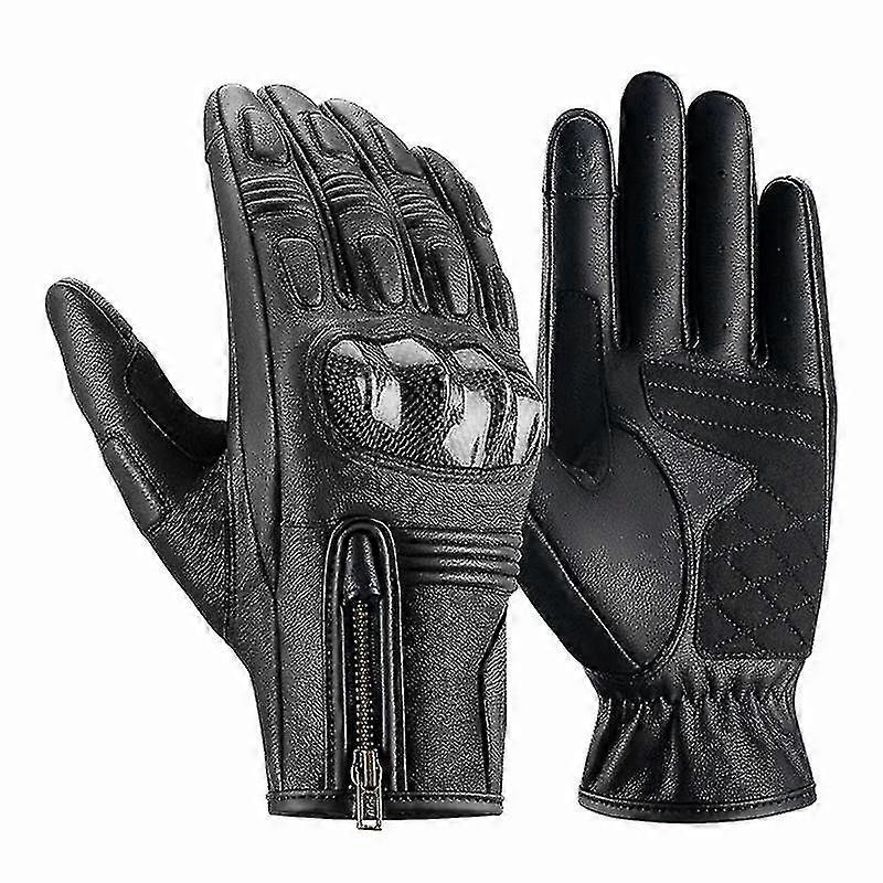 ROCKBROS MT012フルフィンガーオートバイレーシンググローブタッチスクリーンアウトドアスポーツプロテクションミトン-L