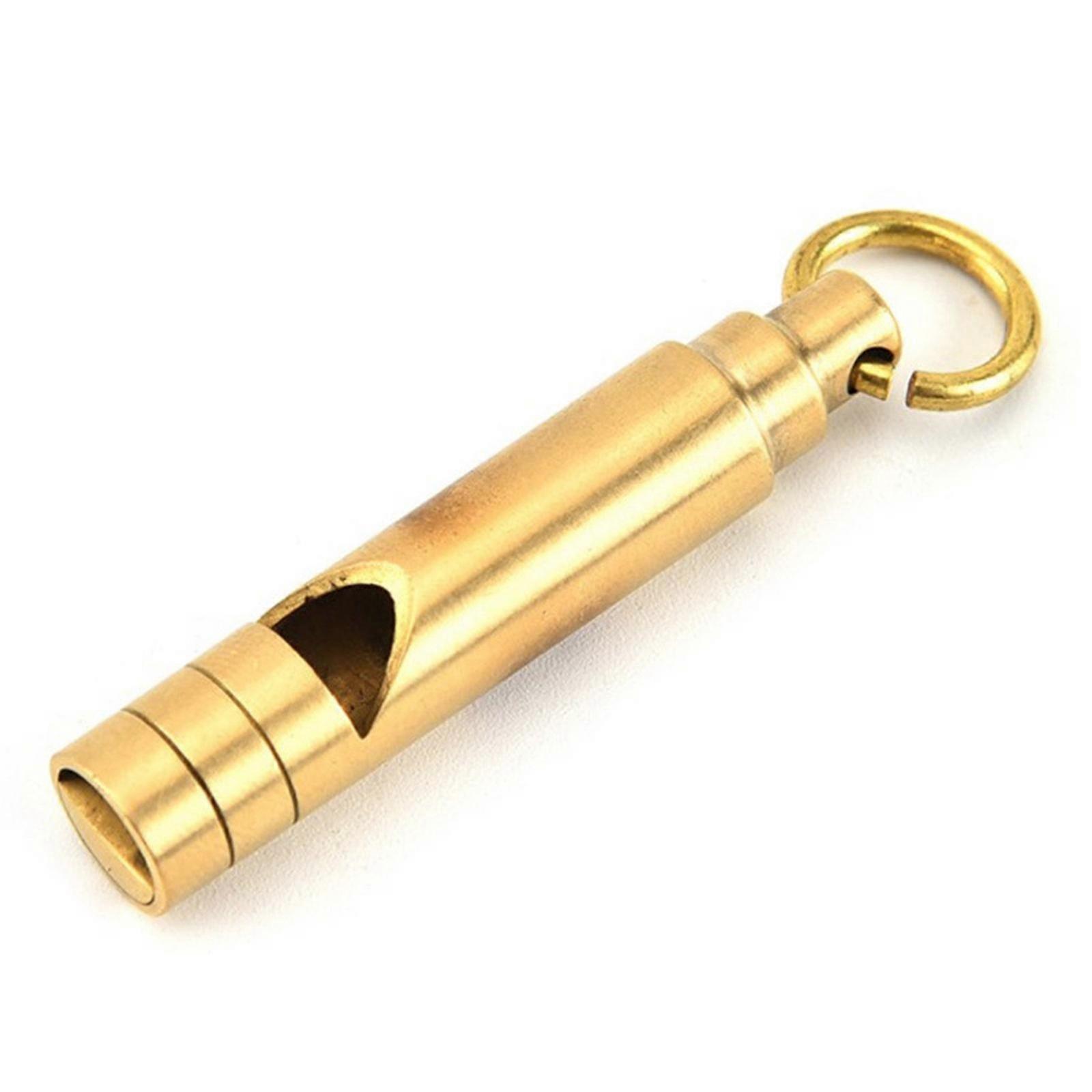 Loudest Brass Whistles Emergency Whistles Outdoor Survival Whistles On Key-chain