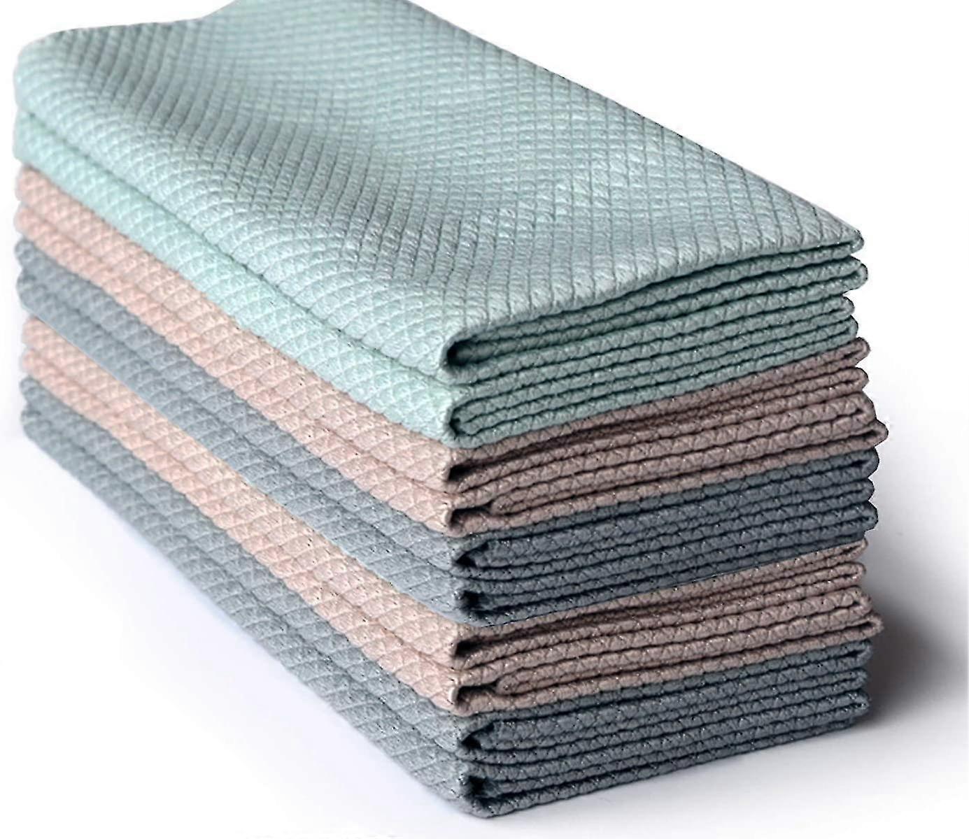 12 Pack Multifunction Microfiber Cleaning Cloth,multi-colour,40 X 30cm