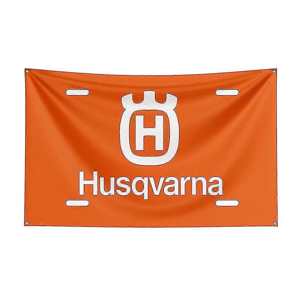 3x5 Husqvarnas Flag Polyester Printed Racing Motorcycle Banner For Decor
