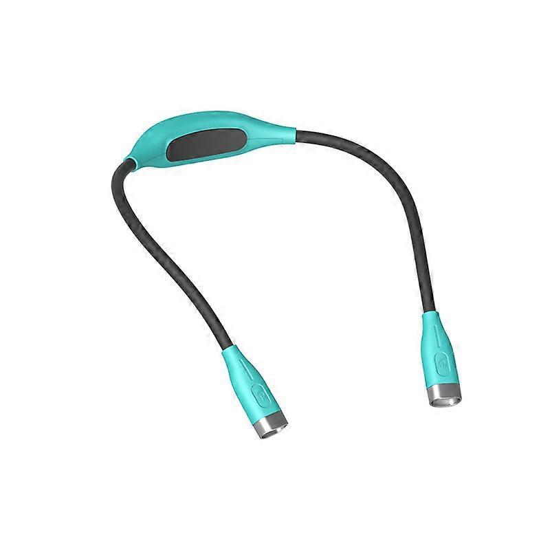 Book reading lamp, neck lamp, anytime, anywhere, handsfree, flexible, light and comfortable, rechargeable, 3-mode reading lamp, applicable to amber la