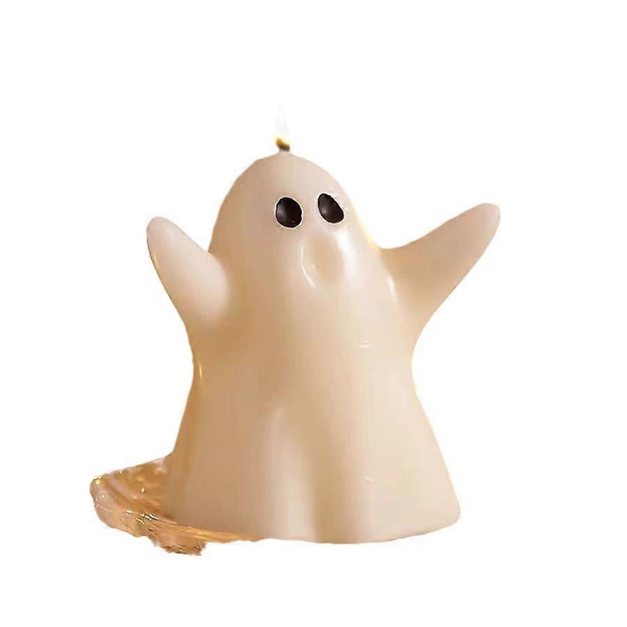Handmade Halloween Ghost-Shaped Aromatherapy Candle Decor