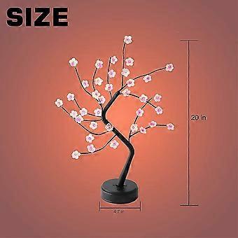 Tischplatte Bonsai Baum Licht mit 35 LED Kirschblten Baum Lampe, DIY  Knstliche Lampe Baum Lampe, USB oder Batterie powered, fr Schlafzimmer  Desktop Weihnachten Pa | Fruugo DE
