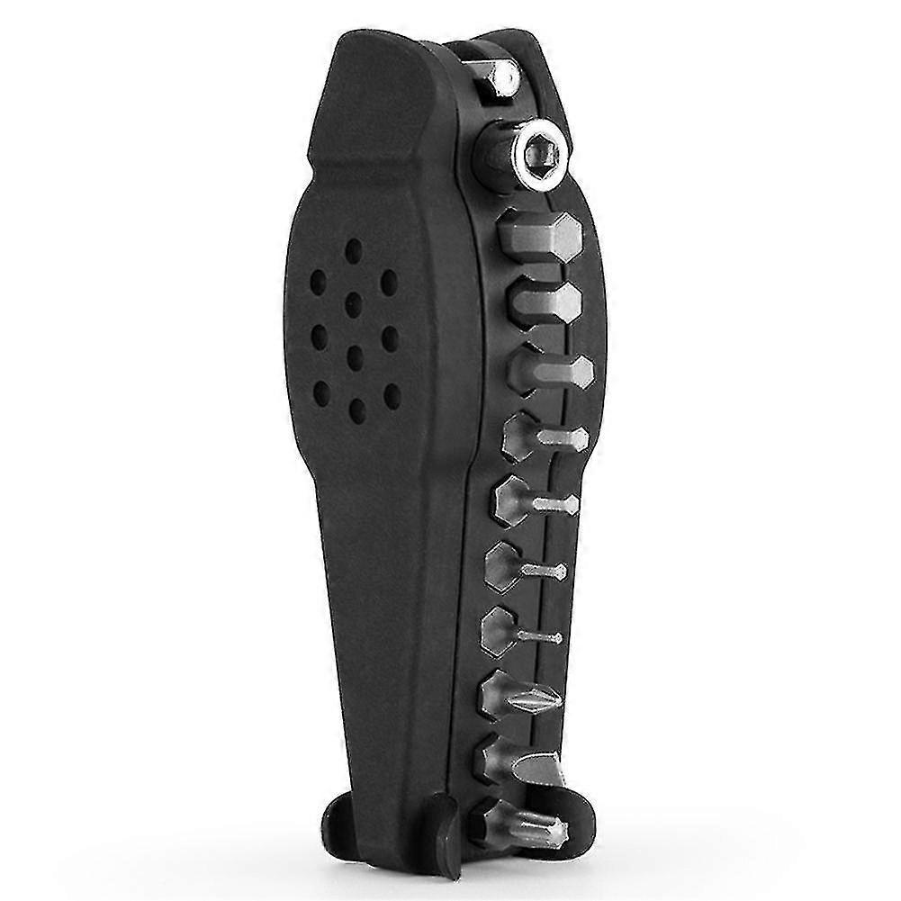 Bicycle Repair Kit Bicycle Tire Levers Patch Multi Function Tool Set For Pro Road/mountain Bike(1pcs-black)