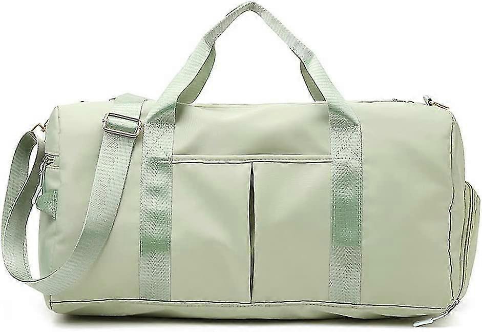 Damen-Turnbeutel Mit Schuhfach & Wasserdichter Tasche – Große Wochenendtasche Für Fitness, Reisen, Rosa