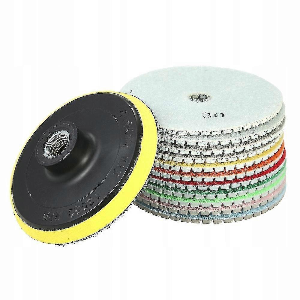 Wet Diamond Polishing Pads Set Grit Kit