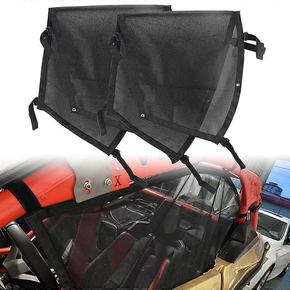 Portable UTV Protective Window Mesh Anti-UV Net Off-road Car Collapsible Breathable For Can-Am Maverick X3 - Two Doors