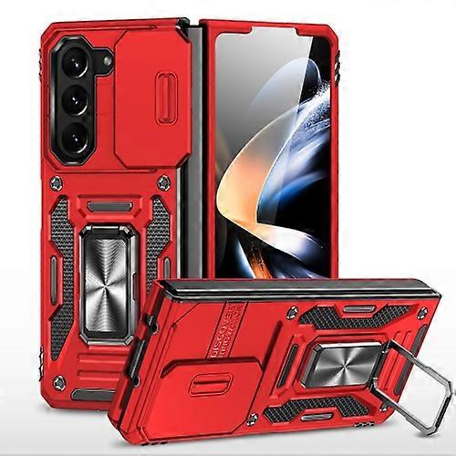 For Samsung Galaxy Z Fold5 5G Armor PC + TPU Camera Shield Mobile Phone Case