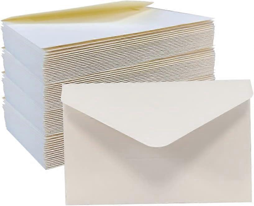Envelopes,Pack of 80 10.5*7cm White Classic Flip Envelope,Kraft Square Envelopes,For Card Wedding,(Card Not Included),2024 Ping