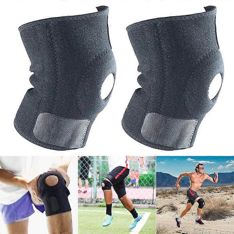 1 Pcs Knee Pad Support 4 Springs Brace Protect Protector for Cycling Running Climbing