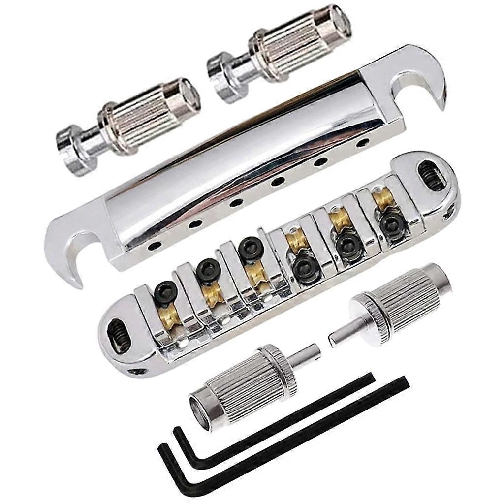 Roller Saddle Bridge Durable Saddle Bridge Tailpiece Bridge Easy Install