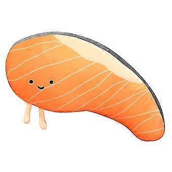 Funny Salmon Fillet Plush Pillow Simulation Dolls Stuffed Sof