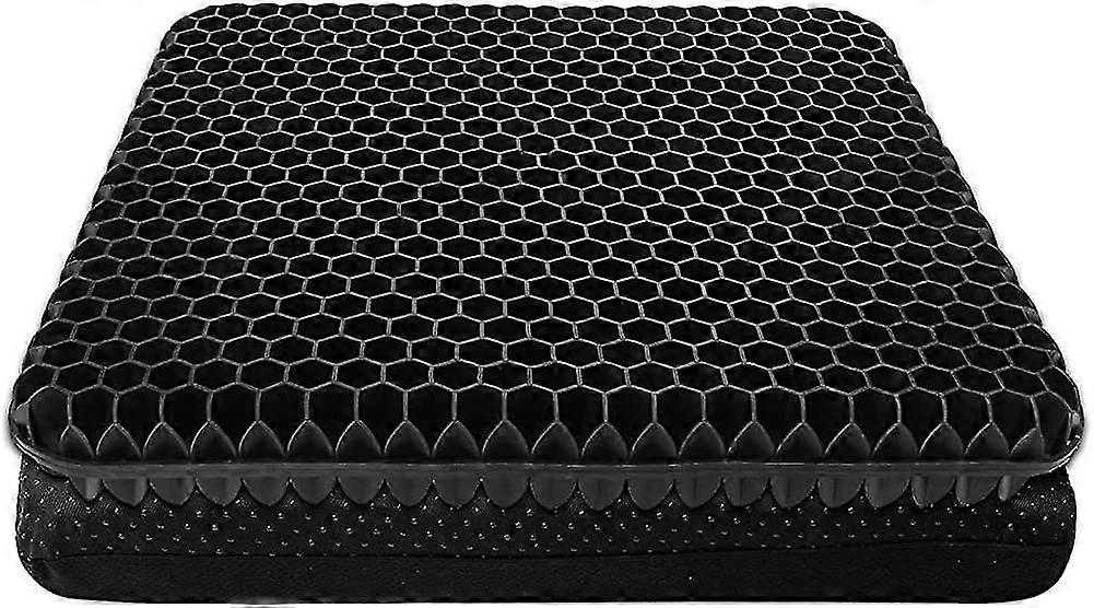 Acsergery Gel Cuscino Doppio SpessoRe Traspirante Cuscino Seduta Doppia Faccia Sedia da Ufficio Cuscino Regalo