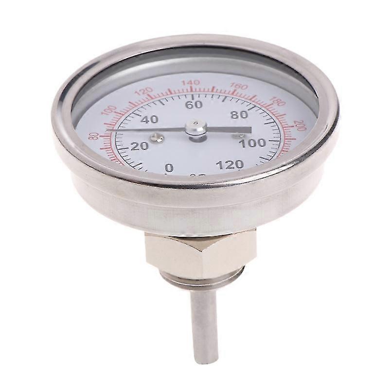 Practical Thermometer Steam Temperature Gauge / Scale Waterproof Large Dial