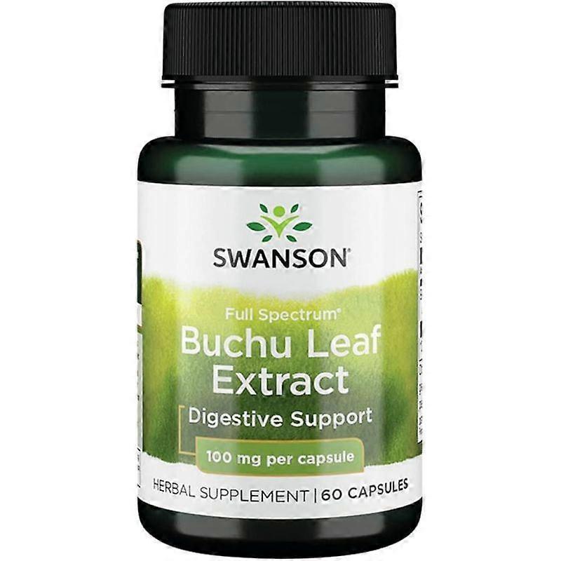 Swanson Full Spectrum Buchu Leaf Extract 100mg Capsules 60