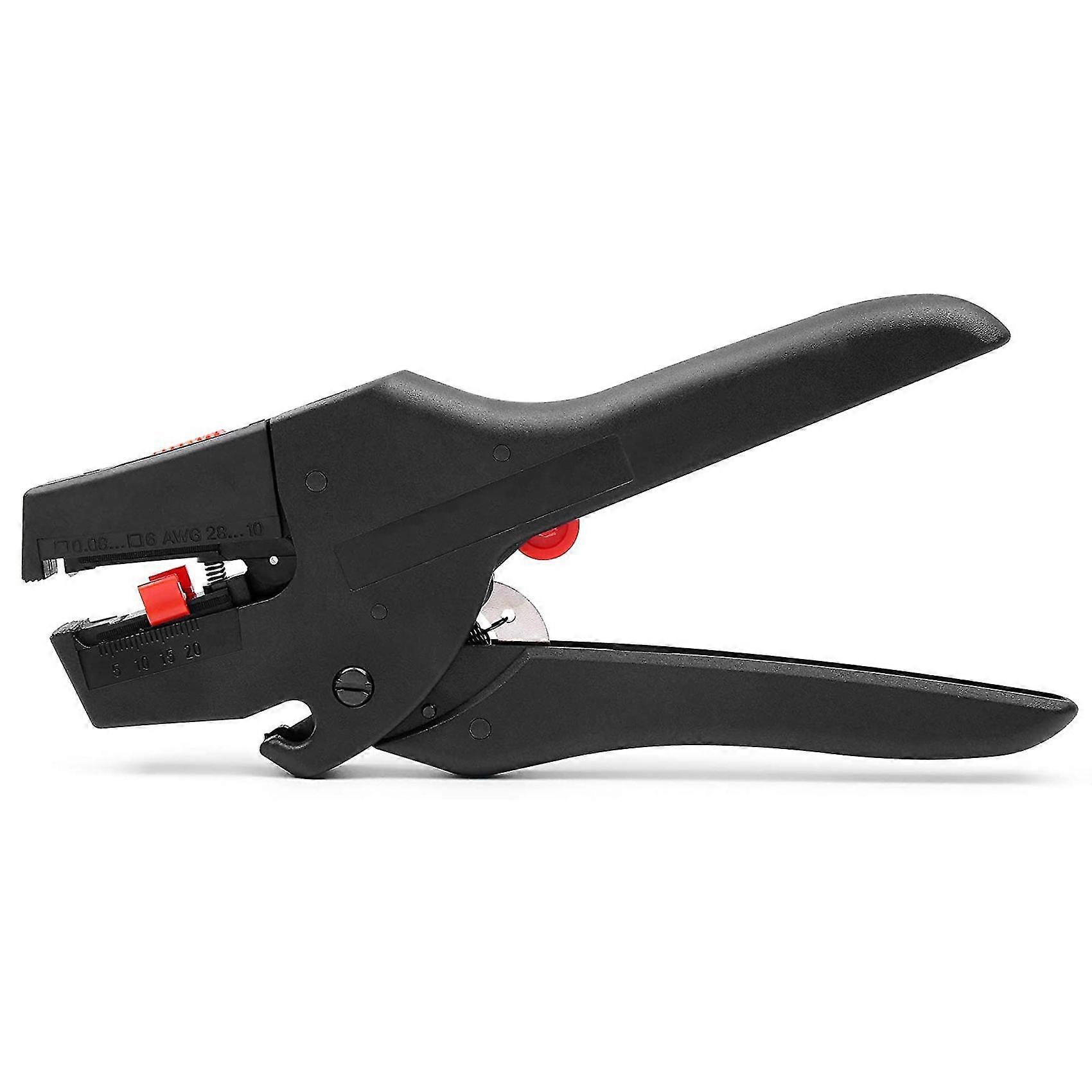 Flat Nose Self-adjusting Insulation Wire Stripper Pliers Cable Strip Cutter Tool