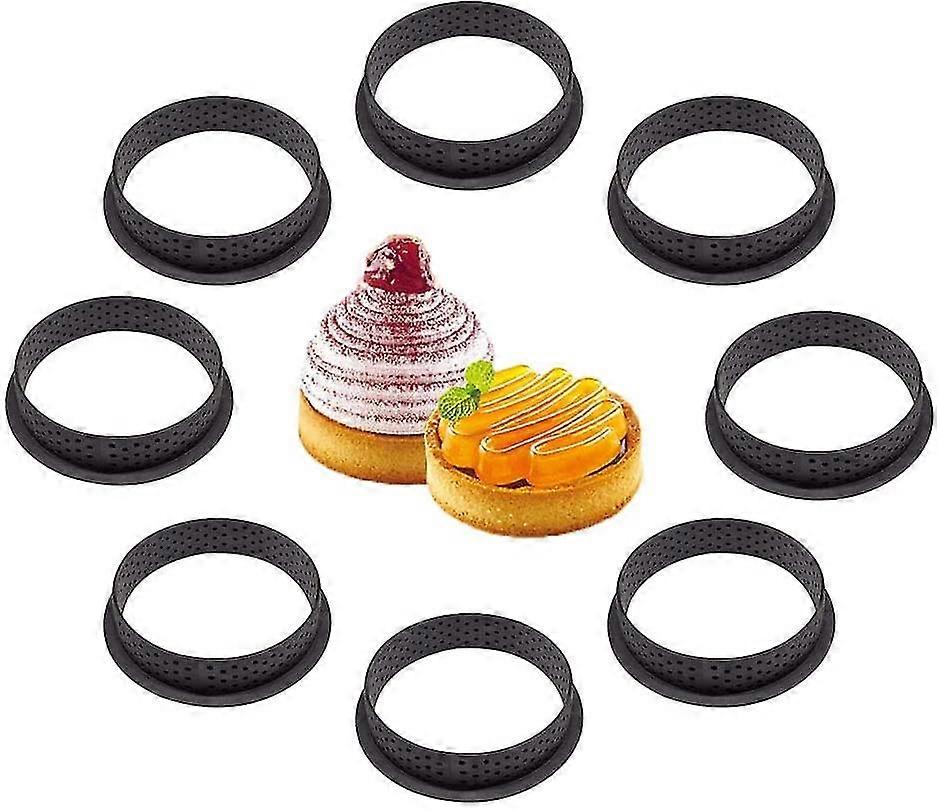 8 Piece Cake Pan, Pastry Tart Ring Per