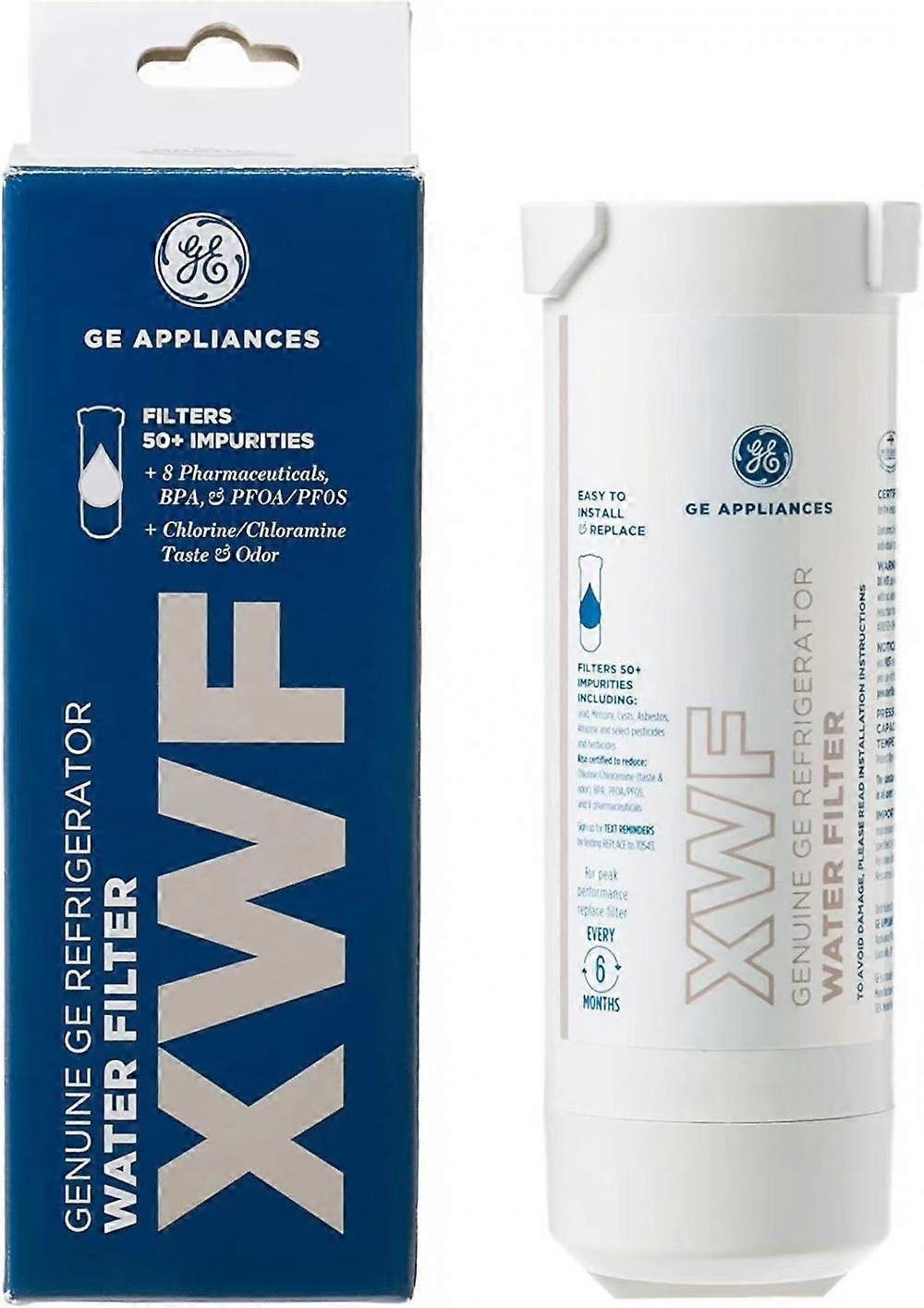 XWF Refrigerator Water Filter | Certified to Reduce Lead, Sulfer, and 50+ Other Impurities | Replace Every 6 Months for Best Results | Pack of 1