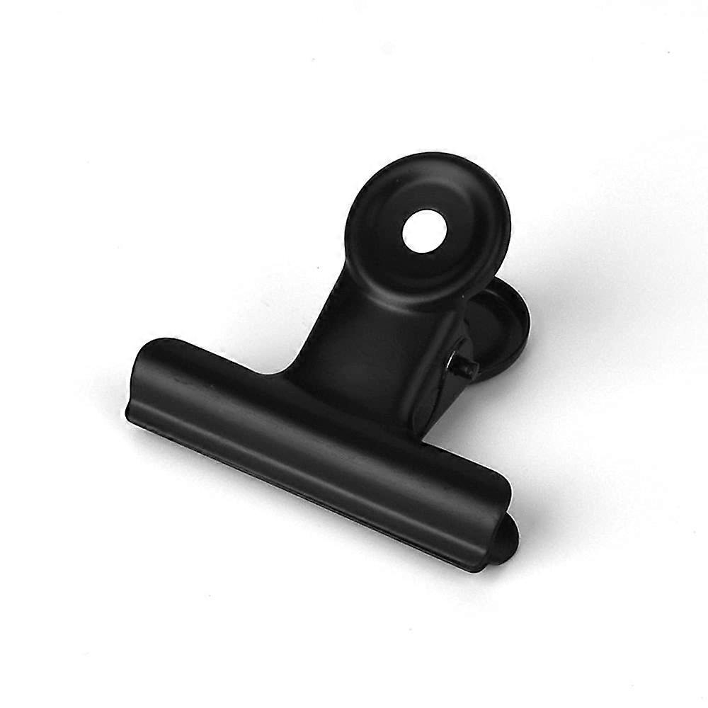 10Pcs Black Mini Metal Hinge Clips Small Hinge Paper Clips22mm