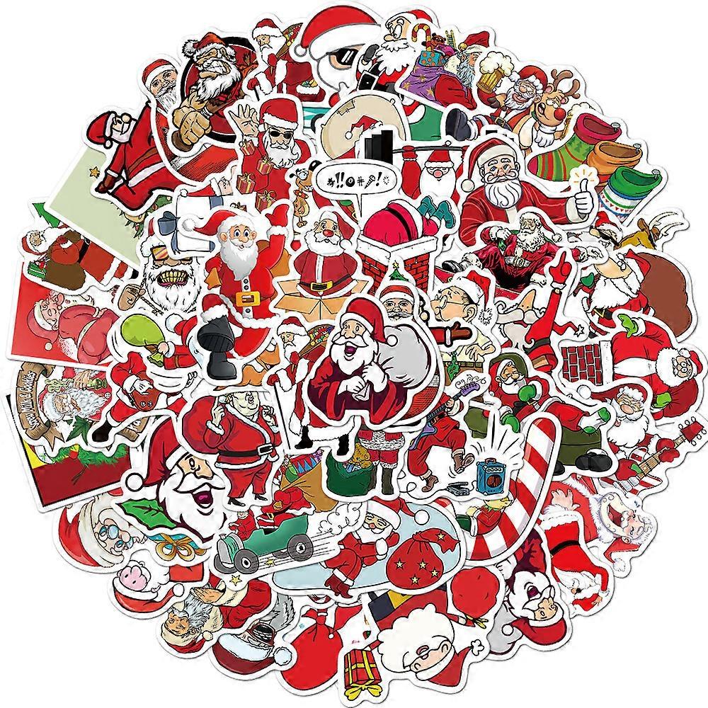 Christmas Theme Stickers, 50Pcs Vinyl