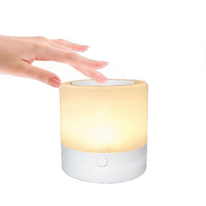 1pc LED Bedside lamp USB rechargeable dimmable