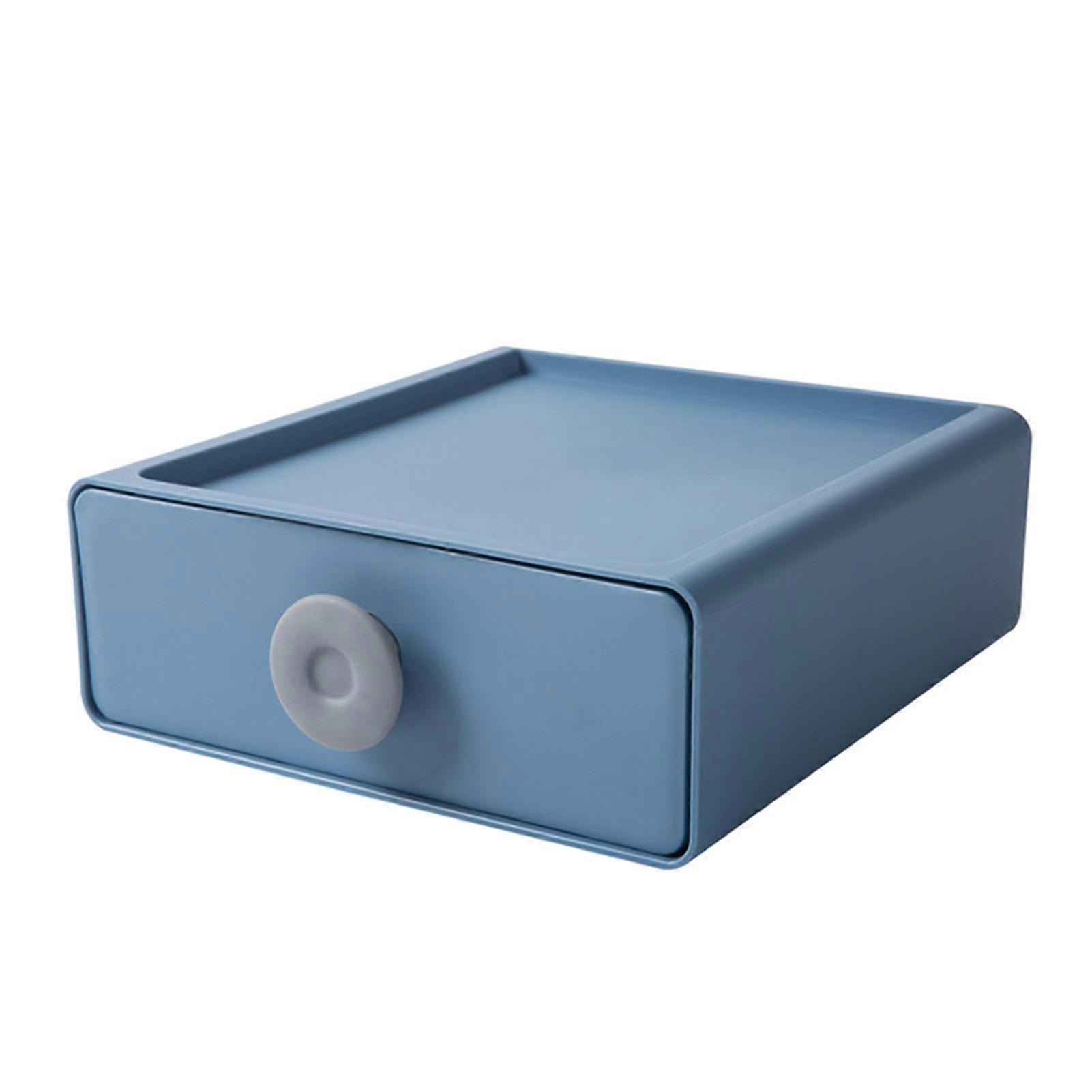 Desktop Storage Drawer with Knob Stackable Dorm Office Bedroom Hair Accessories Stationery Storage Box Sundries Organizer Neat Organized Holder