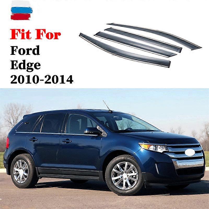 For Ford Edge 2010-2014 window visor car rain shield deflectors awning trim cover exterior rain cover car accessories